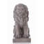 Statue de lion assis