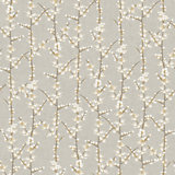 Spring Blossom Sakura Row Tree Stem 33' L x 21" W Wallpaper Roll