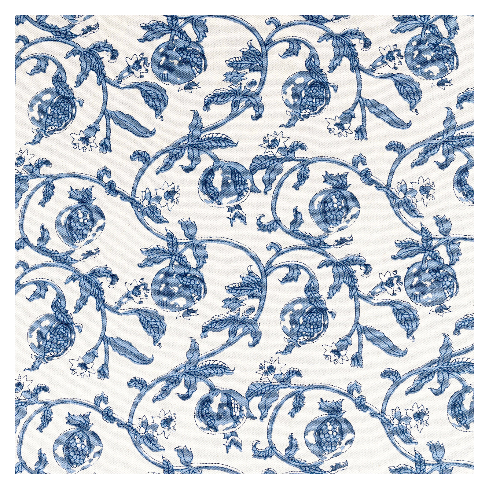 Brona Floral Table Runnner, 90" L x 16" W, Blue