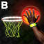 Mini panier de basketball d'intérieur 13,38 po (ballon inclus)