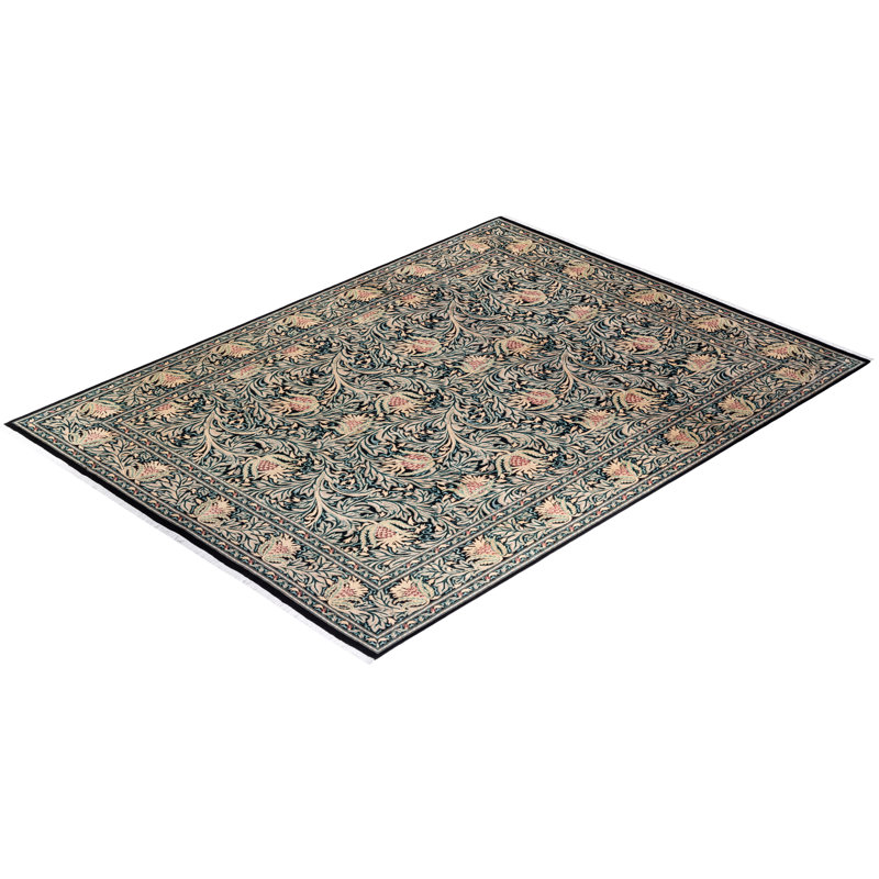 Classic One-of-a-Kind 9' 1" X 12' 4" Hand Knotted Area Rug