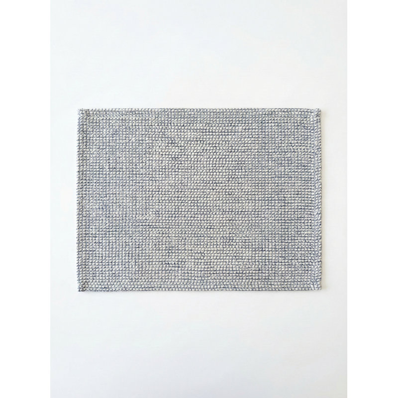Cape Blue Pebble Beach Indoor Outdoor Placemat, Blue