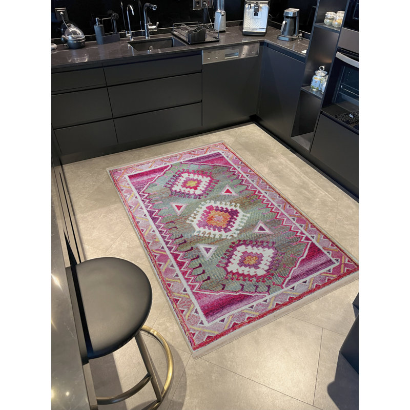 Tapis rectangulaire Xylina, Rectangle 3 pi 4 po x 5 pi