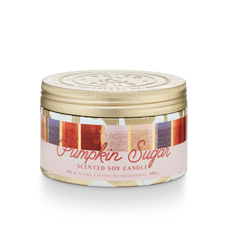 Tried & True Pumpkin Sugar Large Tin Candle, Large Tin
