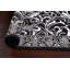 Tapis oriental floral abstrait à motif floral végétal noué à la main 4 x 6