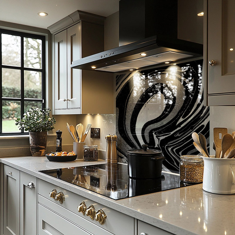 Marbled Paint Splash Back