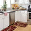 Ensemble de tapis de cuisine de Noël 2 pièces Let It Snow Christmas