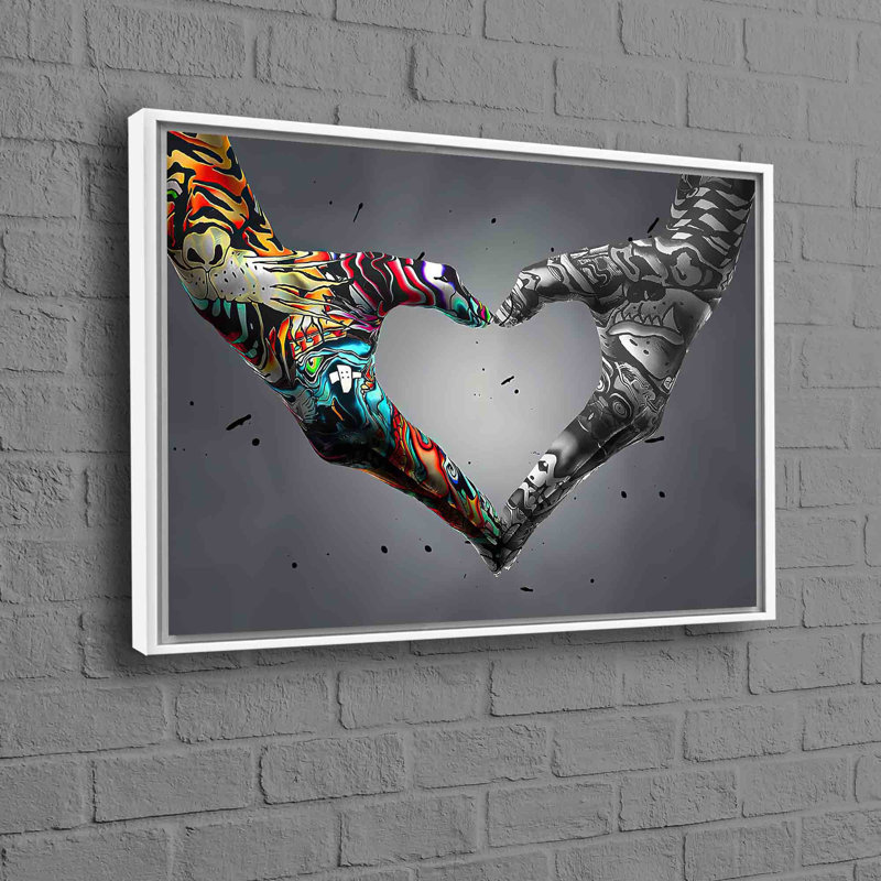 Print on Canvas, 20 cm H x 30 cm W, White, Framed Print without Mat
