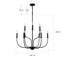 Trudeau 9 - Light Dimmable Classic / Traditional Chandelier-428835034