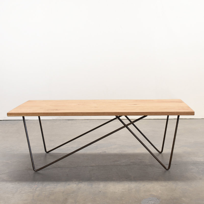 Solid Wood Top Coffee Table