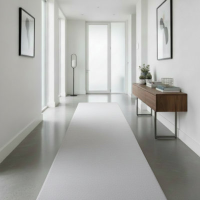 Solid Colour Knitted Area Rug