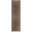 Hand-Knotted High-Quality Black and Wine Runner