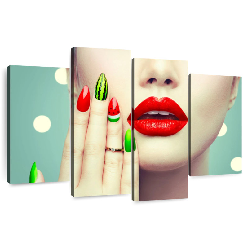 Shuttleworth Watermelon Designed Nails