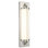 Barre de meuble-lavabo moderne / contemporaine à DEL intégrée 18 pouces en nickel brossé avec DEL écoénergétique, 745 lumens 12 W, 3 couleurs sélectionnables 3000K / 4000K 5000K, à intensité variable, verre sablé