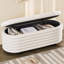 1.165m Beige Storage Bench