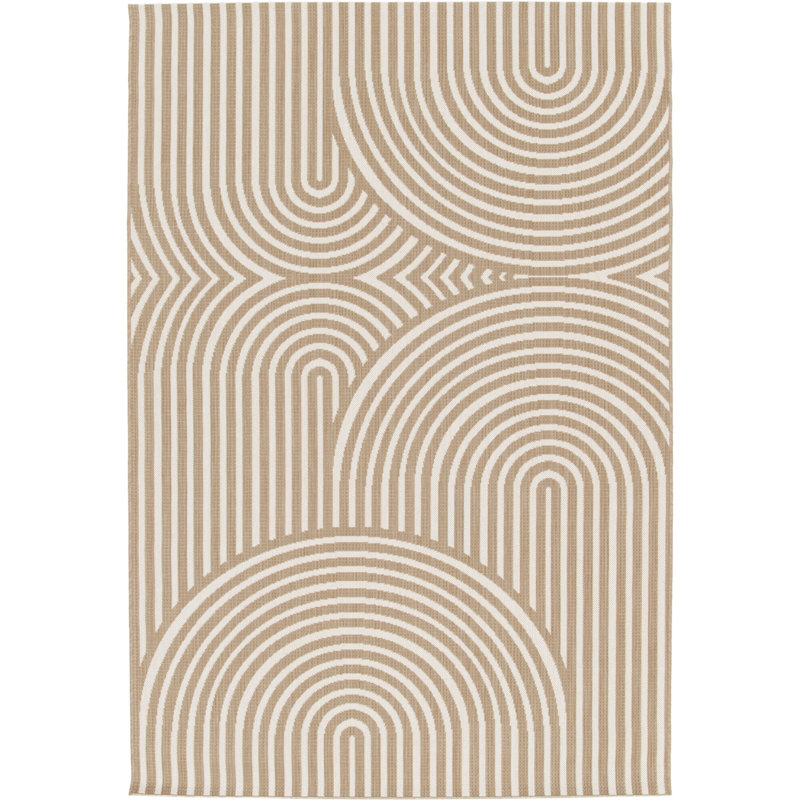 Geometric Indoor / Outdoor Area Rug, Rectangle 200 x 290 cm