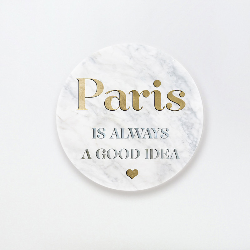 Always A Good Idea Pearl Circle Print, 20" H x 20" W 