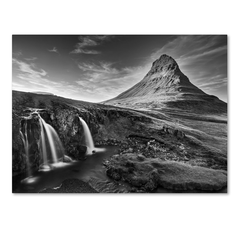 « islande 92 », reproduction de photo sur toile tendue, H 18 po x l 24 po
