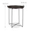 Tray Top Cross Legs End Table