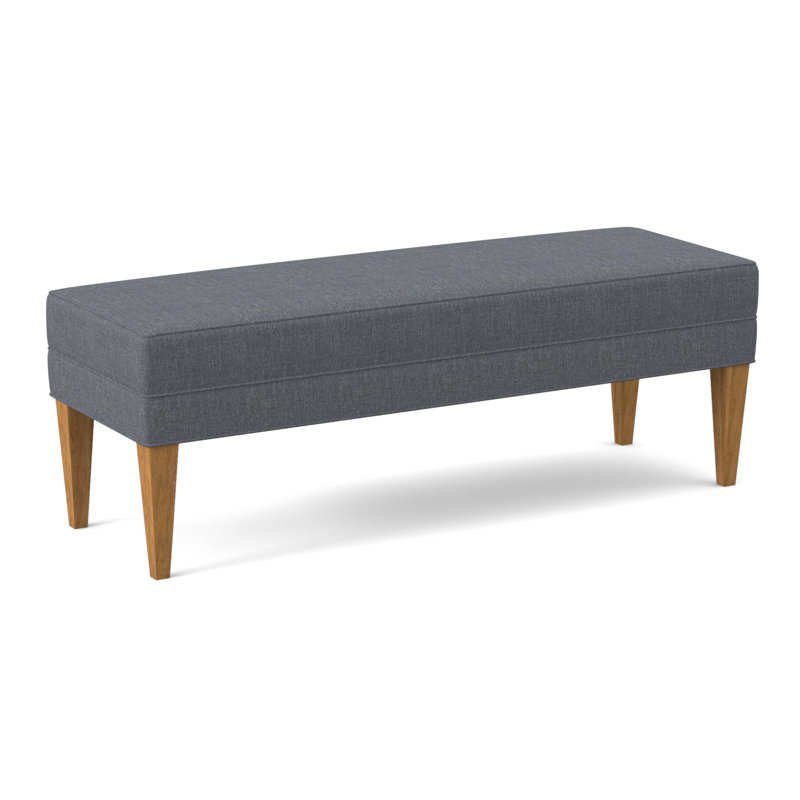 Livery Upholstered Bench, Amber, Elise Harbor