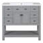Meuble-lavabo simple 35,2 po avec lavabo-92392849