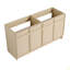 Meuble-lavabo autoportant 60 po et 4 portes d'armoire à fermeture en douceur-BCV11160DDOK (KD-Emballage)