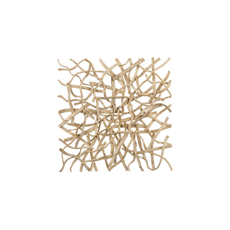 Vine Wall Tile, XL, Bleached