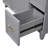 36-Inch Grey Bathroom Vanity With Ceramic Sink, Solid Wood Frame, Soft-Close Doors, And Ample Storage For Modern Bathrooms-67409473-67409477
