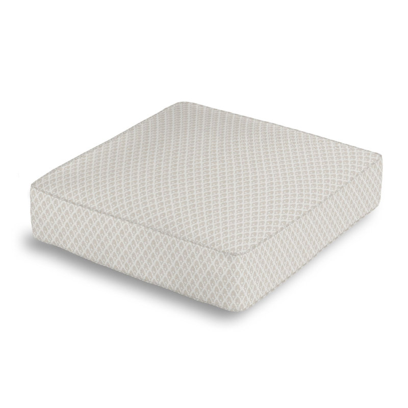 Calais Geometric Cotton Blend Reversible Throw Pillow