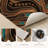 Geometric Waves Non-Slip Washable Kitchen Mats