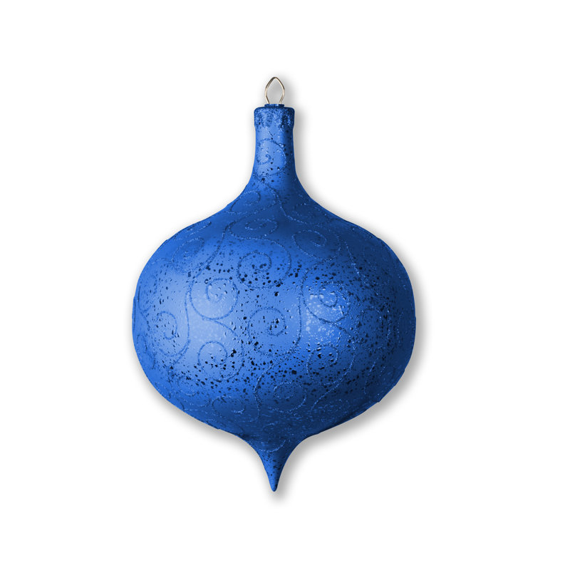 Onion-Shaped Ornament, Bleu