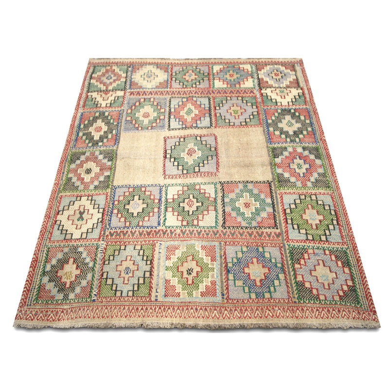 Square One-of-a-Kind 4' X 4'10 Area Rug