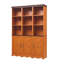Bibliothèques avec rangement, grande armoire de ferme en bois aggloméré pour bureau à domicile