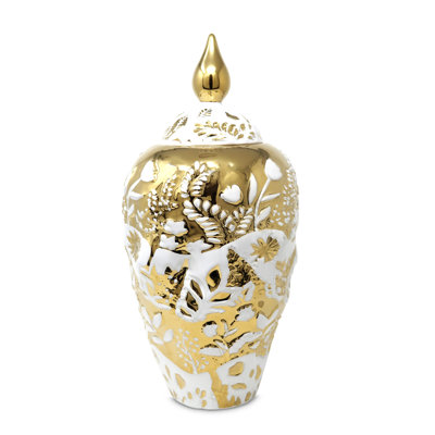 Pot de rangement orné