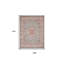 9' X 12' Grey Floral Power Loom Area Rug
