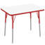 Table rectangulaire d'activités effaçables à sec avec pieds réglables-765072746-791962596-791962603