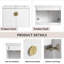 Meuble-lavabo mural avec lavabo-291614469
