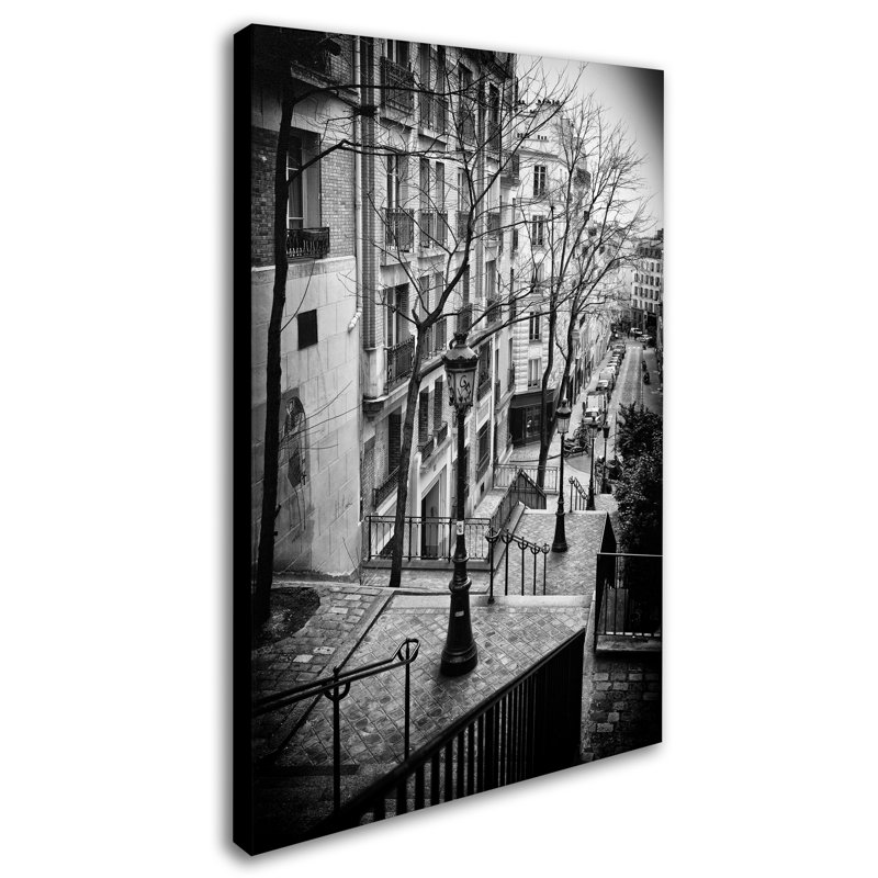 Parisian lamppost, reproduction de photo sur toile tendue, H 47 po x l 30 po x P 2 po