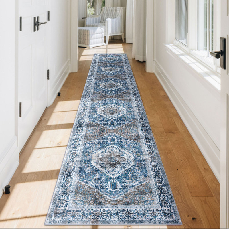 Tapis d'intérieur antidérapant Jodhveer , Tapis de couloir 2 pi x 12 pi