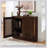 Mid Century Modern Fluted Hollowed Out Sideboard Cabinet With 2 Outlet Holes, Spacious Storage For Living Room And Dining Room-1254968639