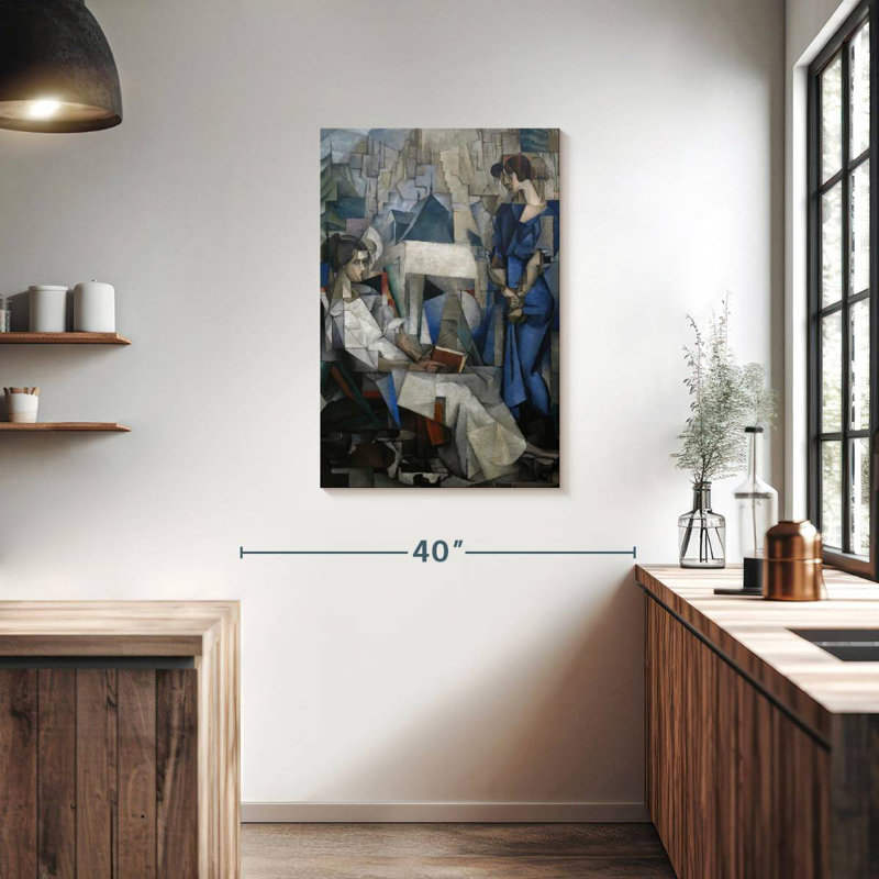 Portrait de deux femmes Avery, H 36 po x l 24 po