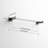 18.9in Double Square Towel Bar