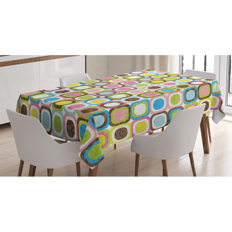 Geometric Tablecloth, 70" x 52"