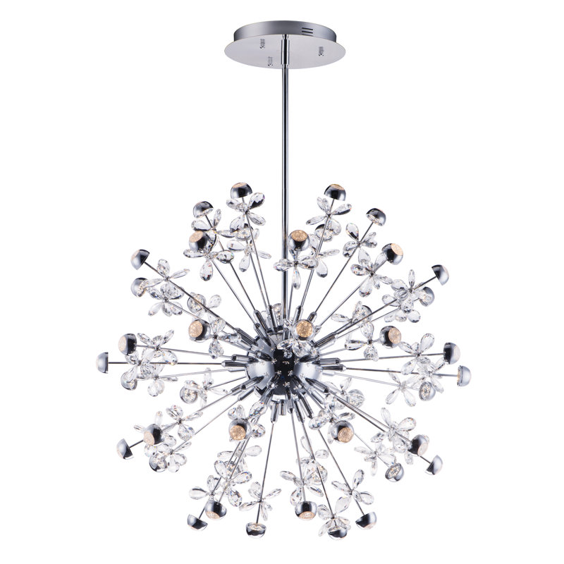 Orpheus 88 - Light Polished Chrome LED Unique/Statement Pendant