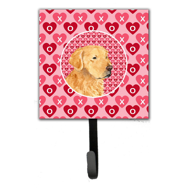 Porte-laisse et crochet pour clé golden retriever
