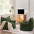 Snyder 39" Oversized Corduroy Bean Bag Chair (set Of 2)
