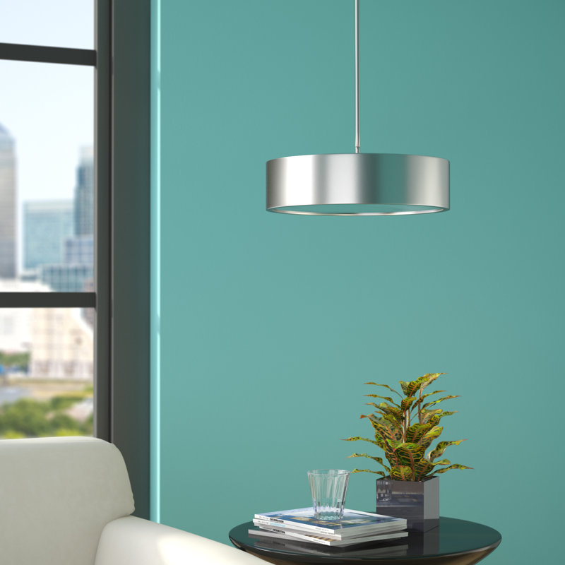 Luminaire suspendu cylindrique à 3 lumières Vinay