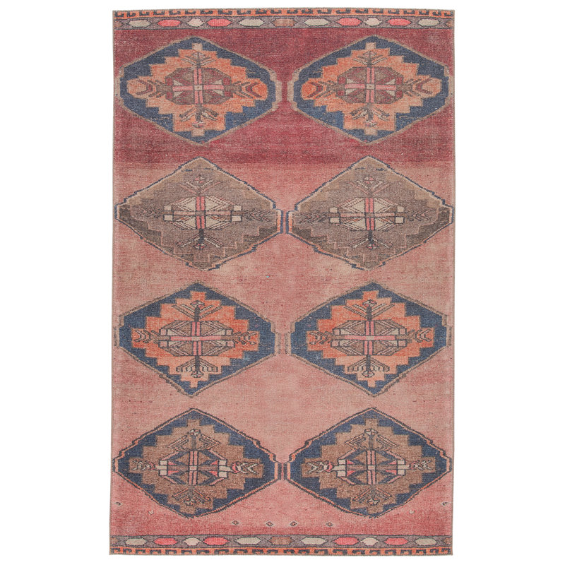 Asuncin Polyester Machine Washable Performance Rug, Rectangle 9' x 12'