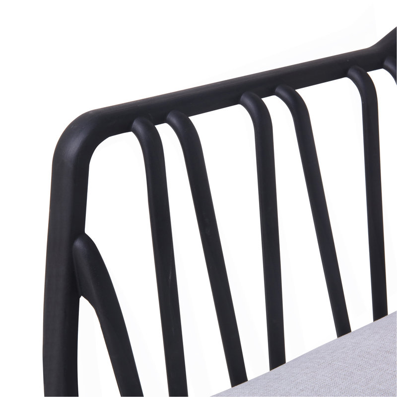 Fauteuil club d'extérieur en PP (ensemble de 2)