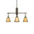 Valley View Mission 4 - Light Antique Brass Unique/Statement Pendant
